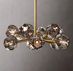 Lumera 24″ Clear & Smoke Crystal Round Chandelier