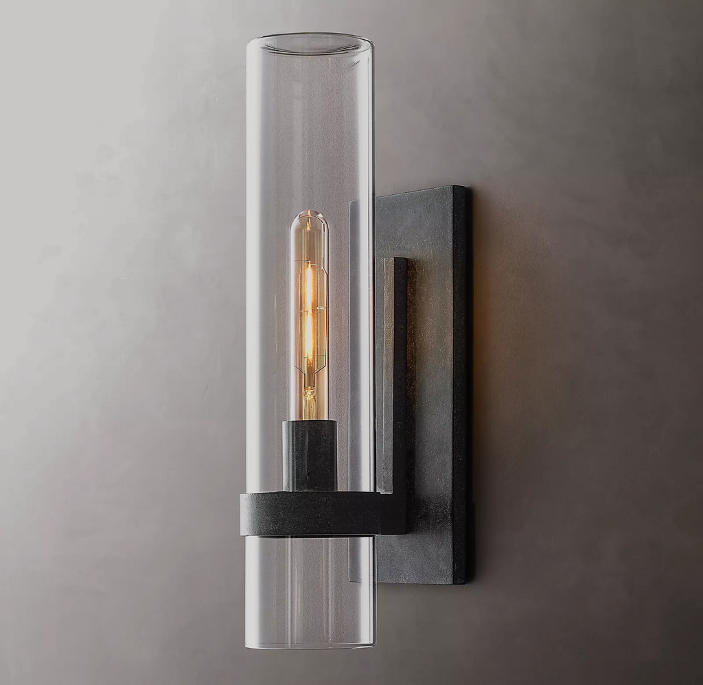 Rovella 18″ Grand Glass Wall Sconce