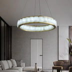 Aurevia Alabaster Ring Chandelier