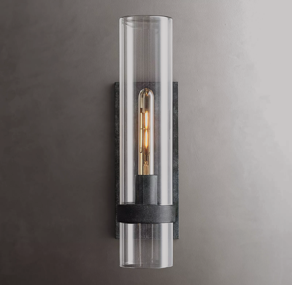 Rovella 18″ Grand Glass Wall Sconce