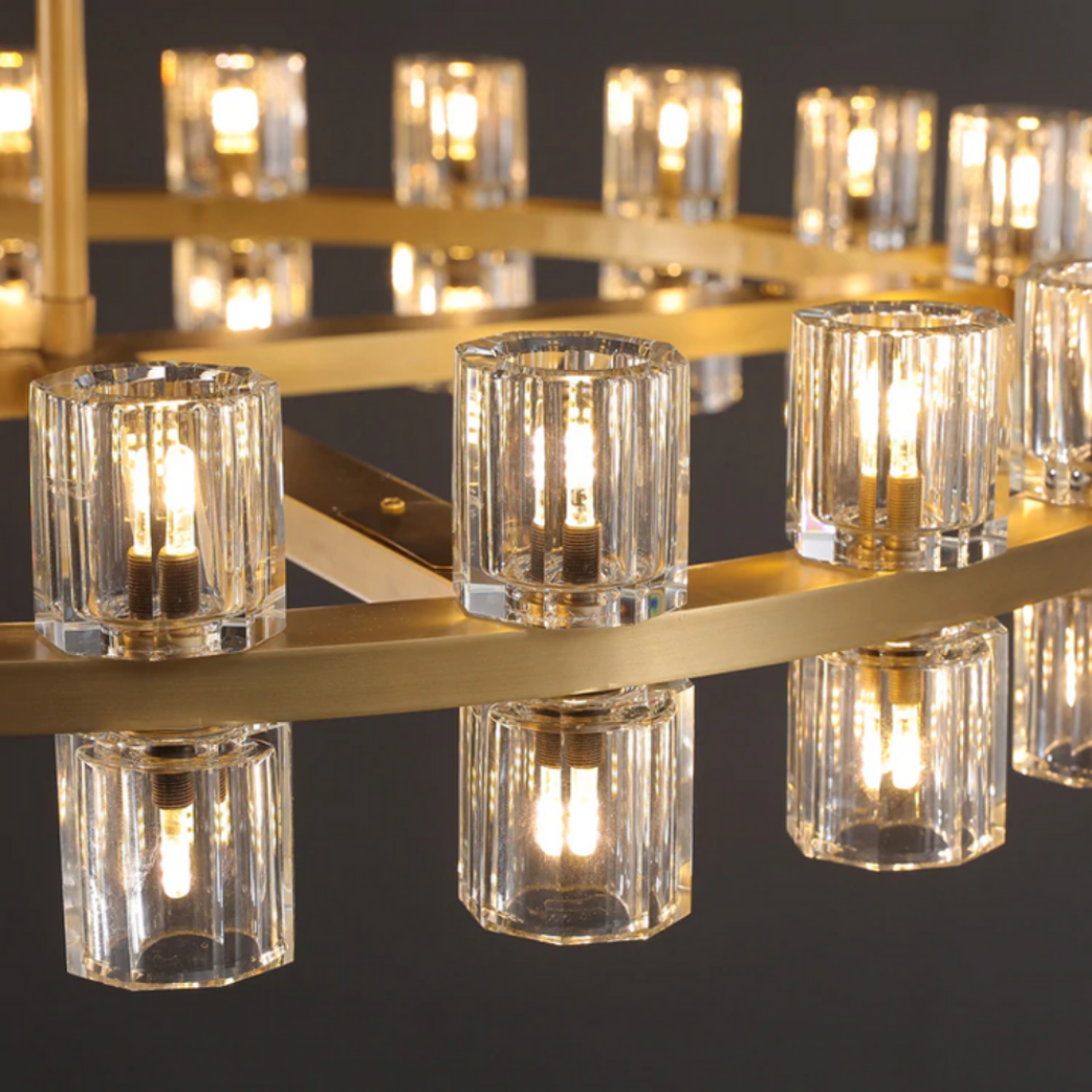 Aurelia 36″ Round Crystal Chandelier