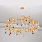 Celestia Colorful Crystal Branch Chandelier