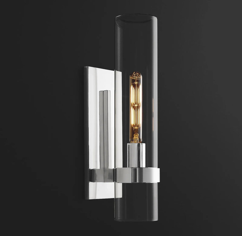Rovella 18″ Grand Glass Wall Sconce