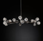 Lumera 60″ Clear & Smoke Crystal Round Chandelier