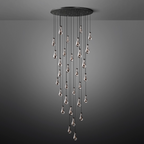Elara Round Hand-Blown Glass Chandelier