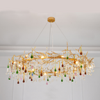 Celestia Colorful Crystal Branch Chandelier