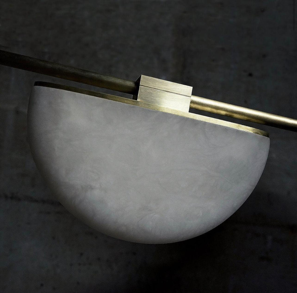 Aurevia Sculptural Alabaster Chandelier