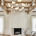 Aurevia Sculptural Alabaster Chandelier