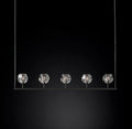Lumera 48″ Clear Crystal Linear Chandelier