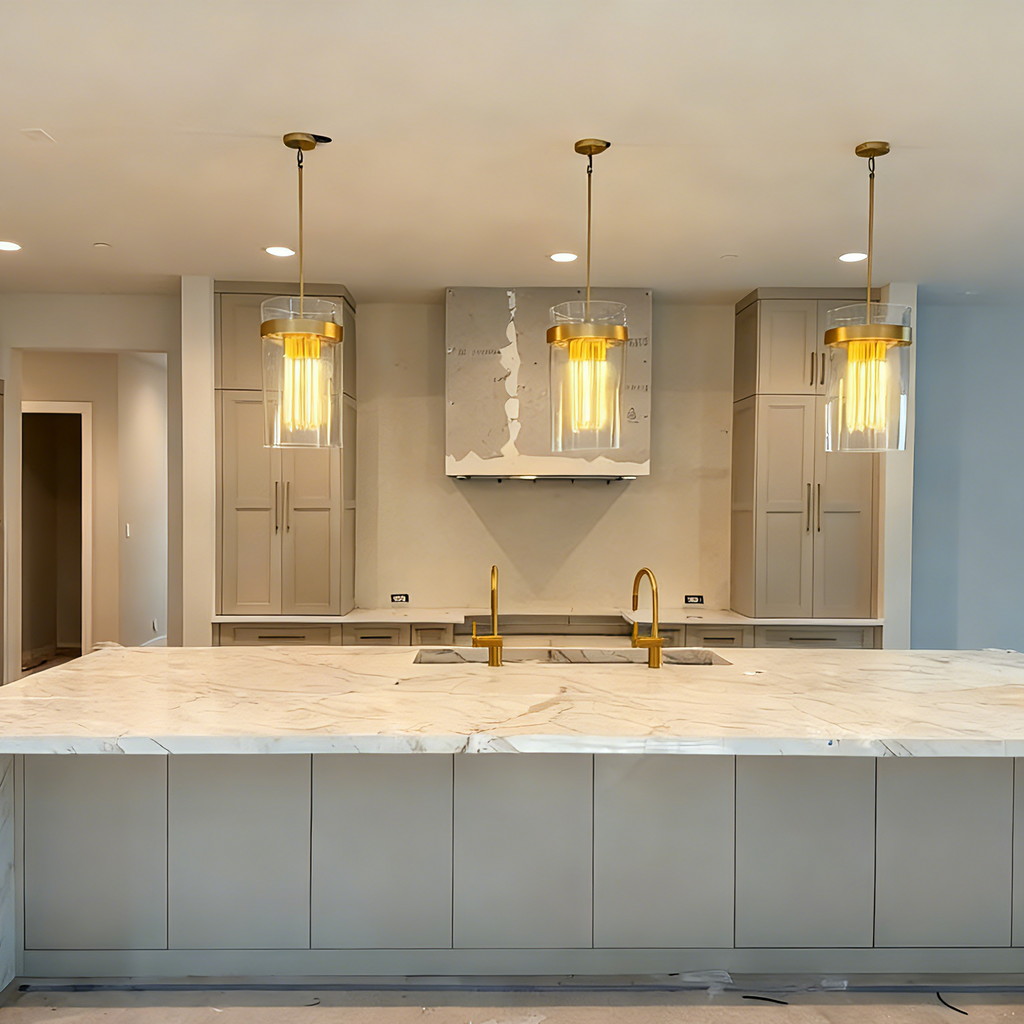 Rovella 8″ Glass Pendant Light