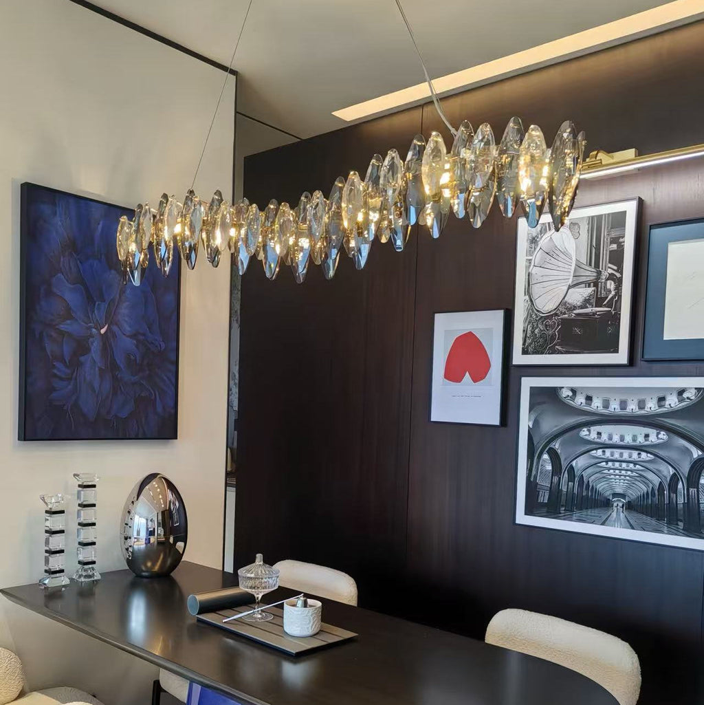Liora Crystal Linear Chandelier