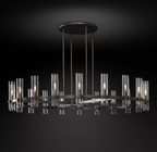 Rovella 60″ Round Glass Chandelier