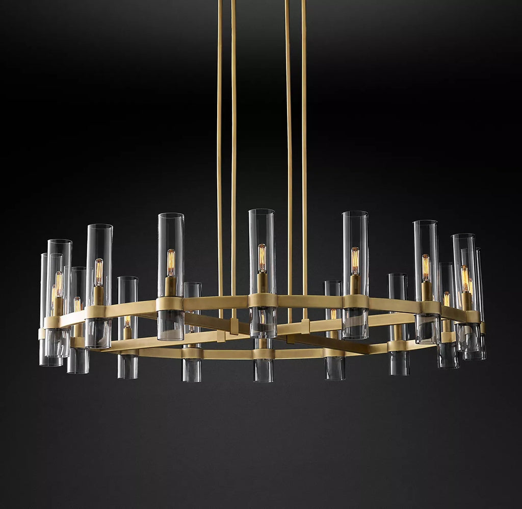 Rovella 48″ Round Glass Chandelier