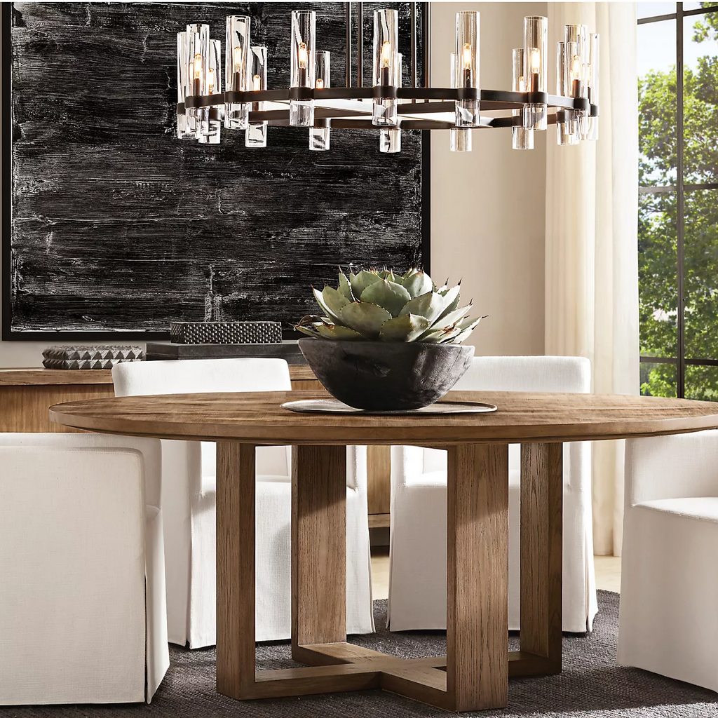 Rovella 48″ Round Glass Chandelier