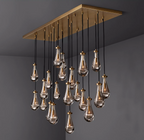 Elara 72″ Linear Hand-Blown Glass Chandelier