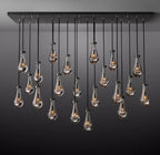 Elara 72″ Linear Hand-Blown Glass Chandelier
