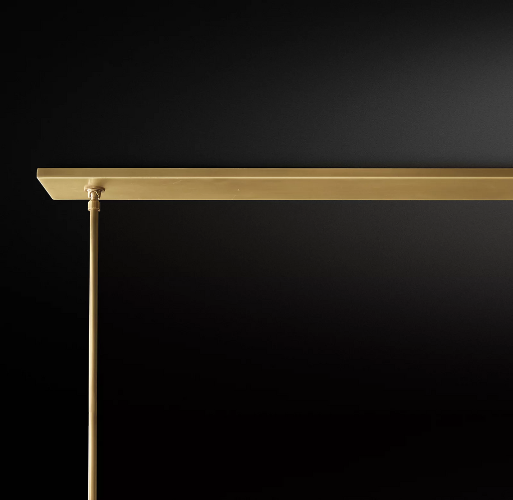 Rovella 71″ Linear Glass Chandelier