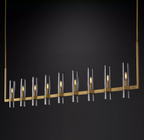 Rovella 71″ Linear Glass Chandelier