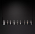 Rovella 71″ Linear Glass Chandelier