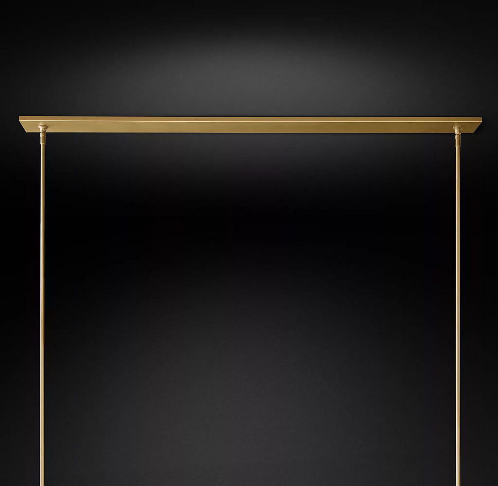 Rovella 59″ Linear Glass Chandelier