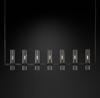 Rovella 59″ Linear Glass Chandelier