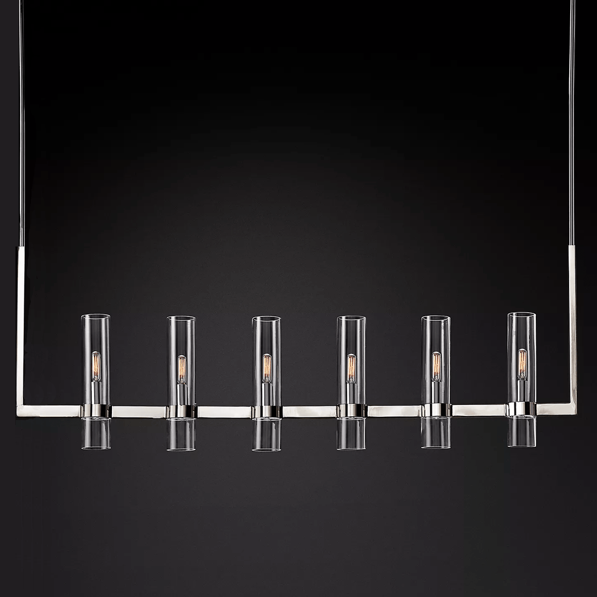 Rovella 48″ Linear Glass Chandelier