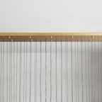 Avelisse Glass Raindrop Linear Chandelier 37" / 50" / 70" / 87" / 120"