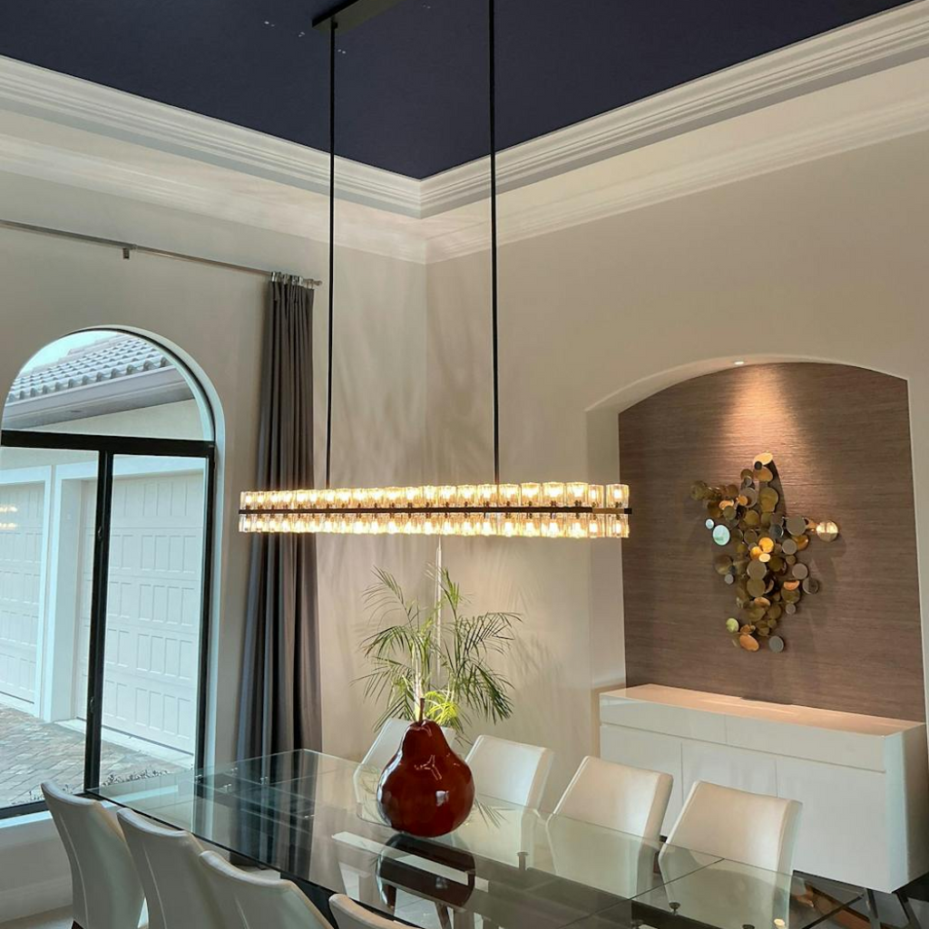 Aurelia 72″ Rectangular Crystal Chandelier