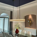 Aurelia 72″ Rectangular Crystal Chandelier