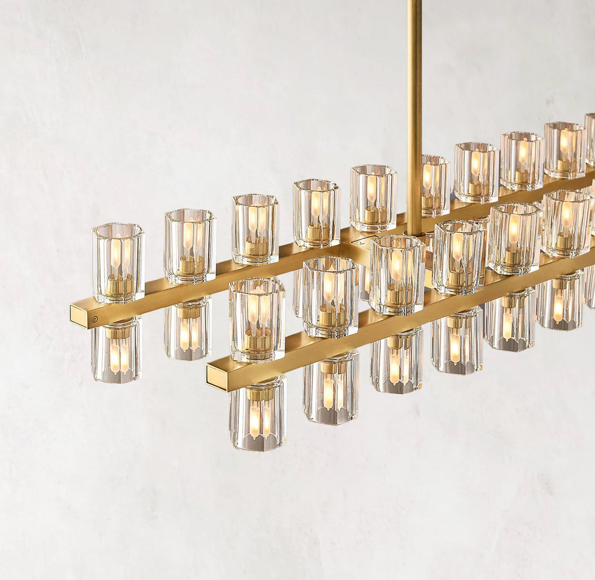 Aurelia 54″ Rectangular Crystal Chandelier