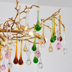 Celestia Colorful Crystal Branch Chandelier