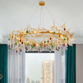 Celestia Colorful Crystal Branch Chandelier
