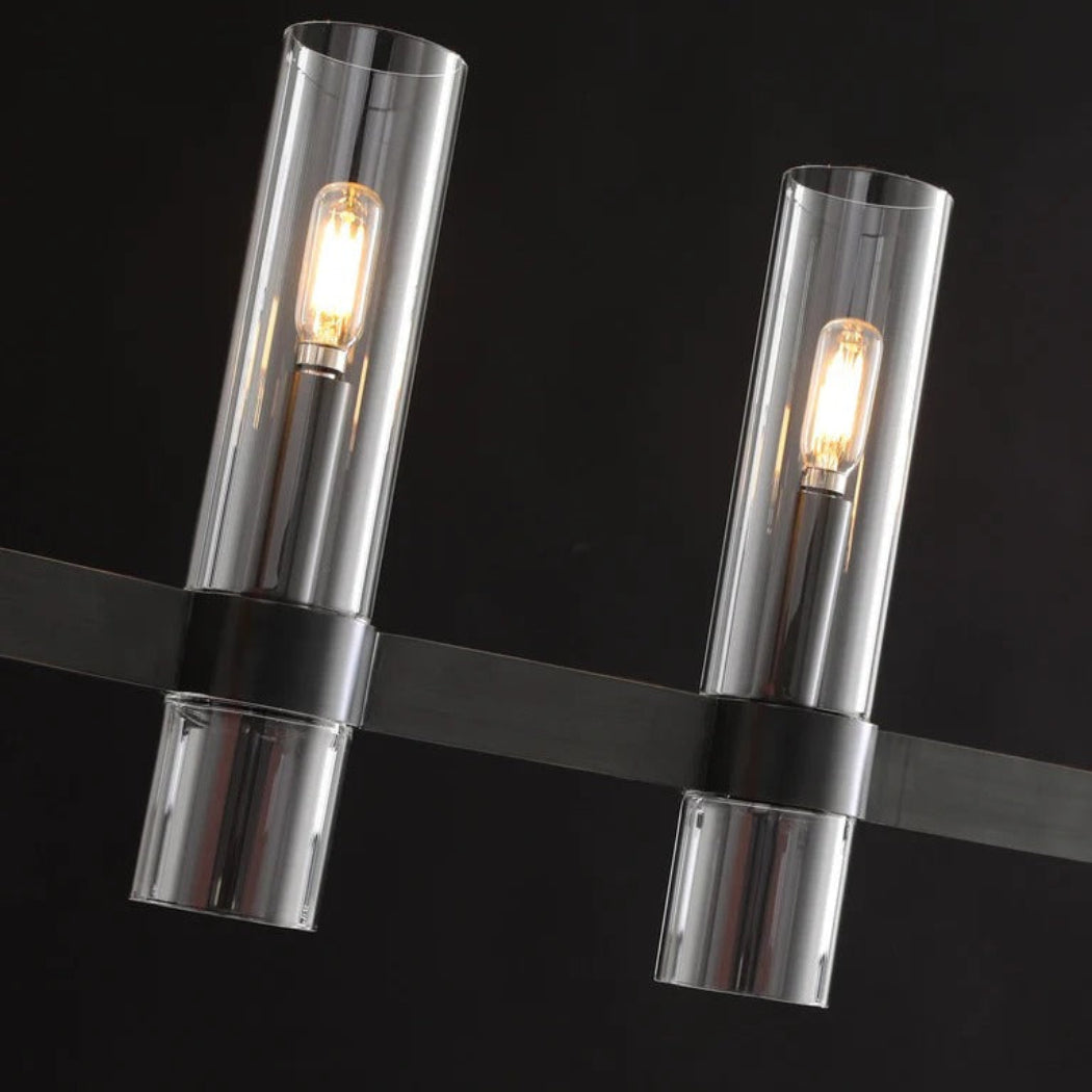 Rovella 59″ Linear Glass Chandelier