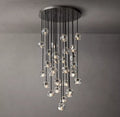 Lumera 30″ Clear Crystal Cluster Chandelier
