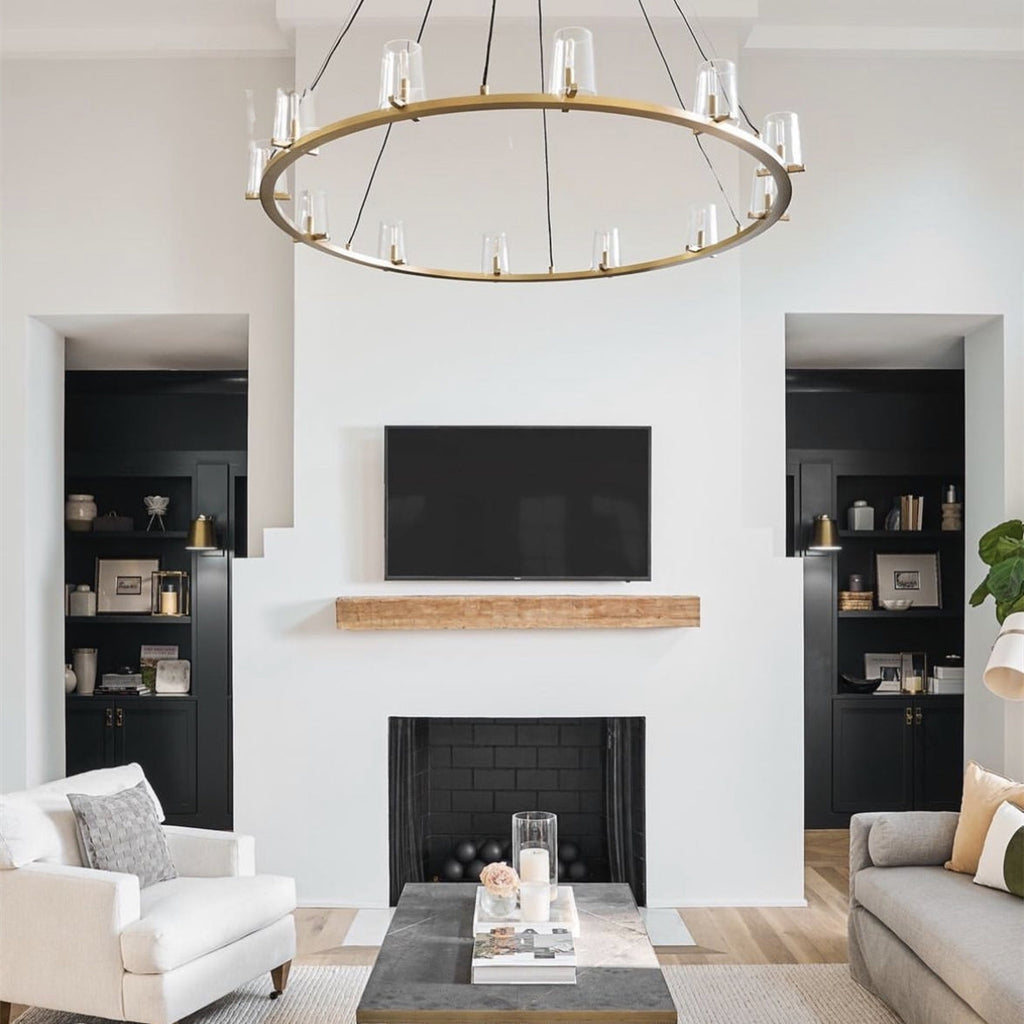 Cirella 36″ Round Glass Chandelier