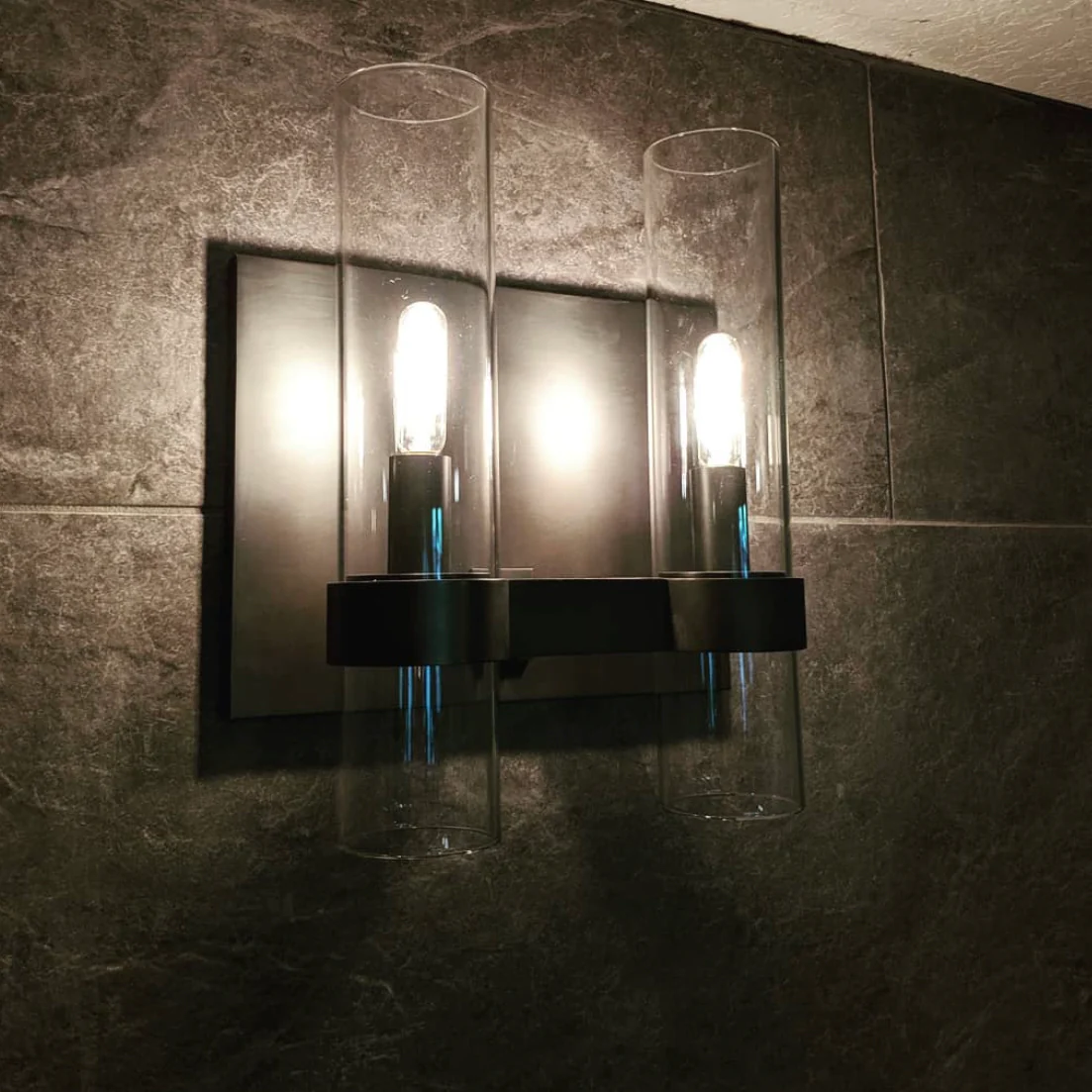 Rovella Double Glass Wall Sconce