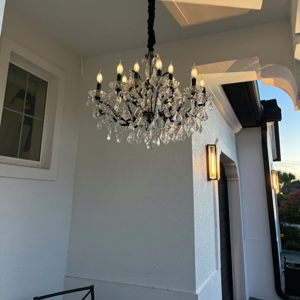 Rovienne 28″/33″ Classic K9 Crystal Chandelier