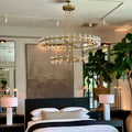 Aurelia 60″ Two-Tier Crystal Chandelier