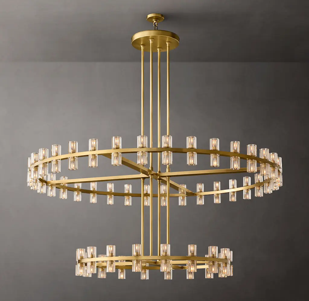 Aurelia 60″ Two-Tier Crystal Chandelier