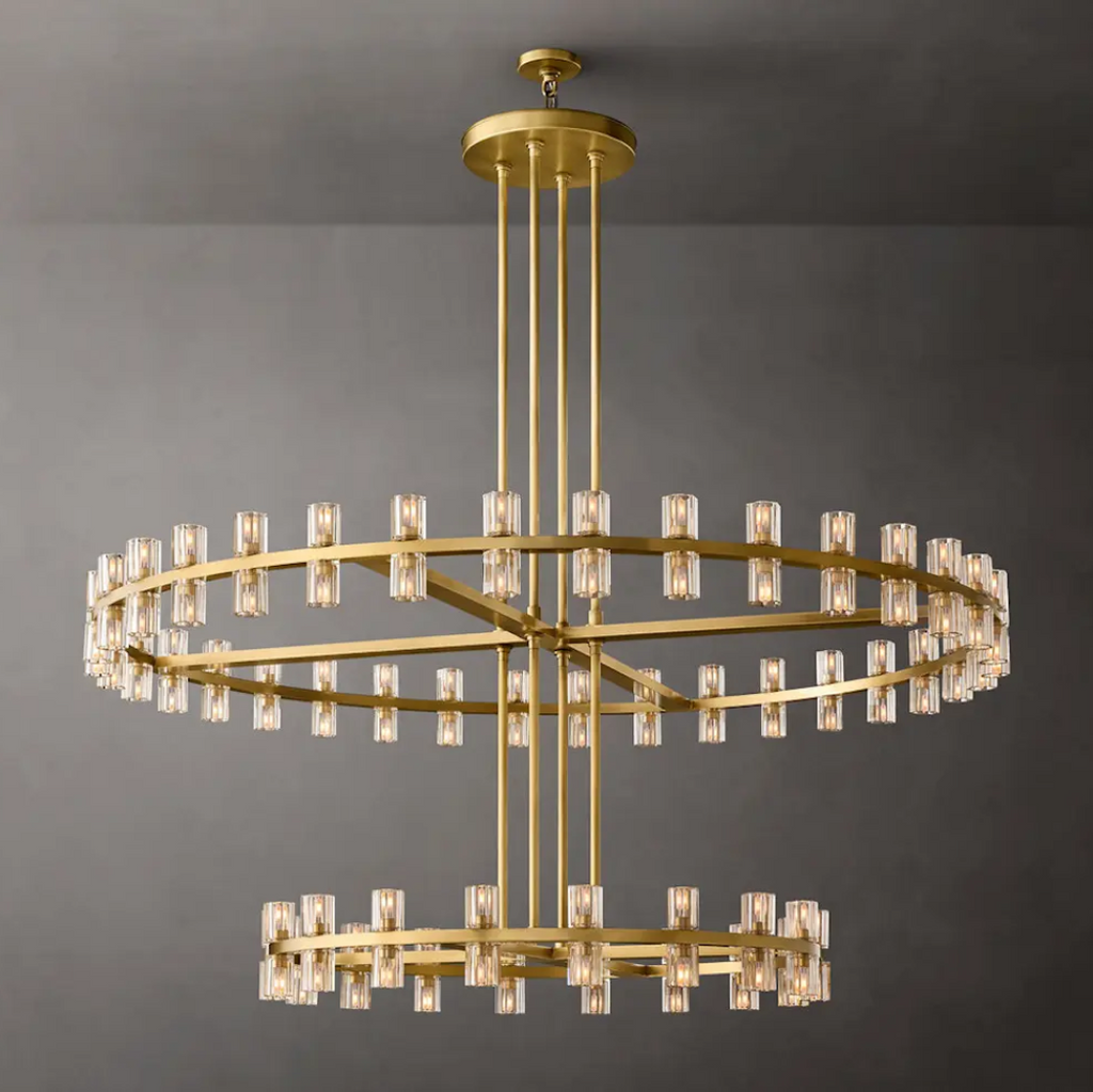 Aurelia 48″ Two-Tier Crystal Chandelier