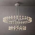 Aurelia 60″ Two-Tier Crystal Chandelier