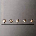 Lumera 48″ Smoke Crystal Linear Chandelier