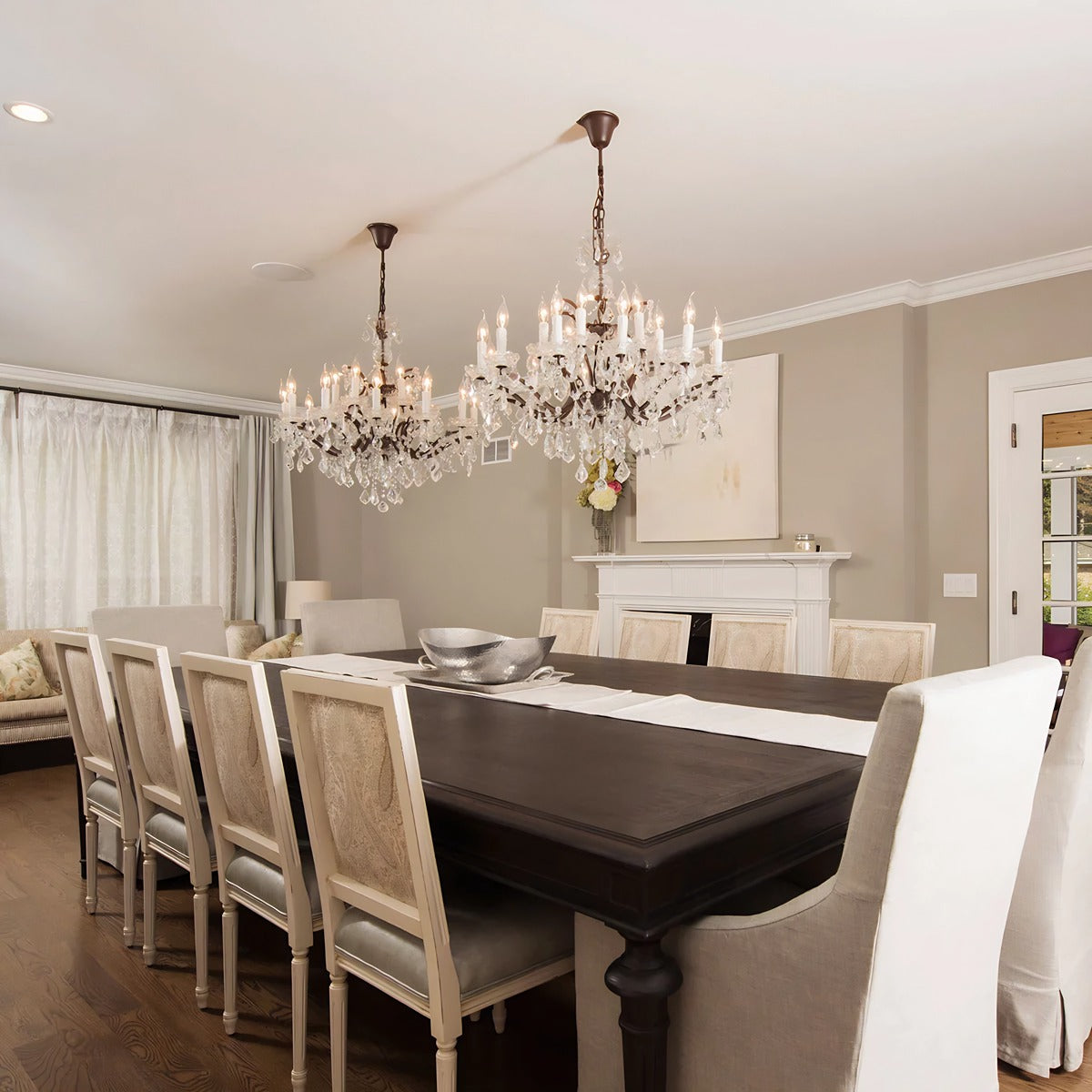 Rovienne 28″/33″ Classic K9 Crystal Chandelier