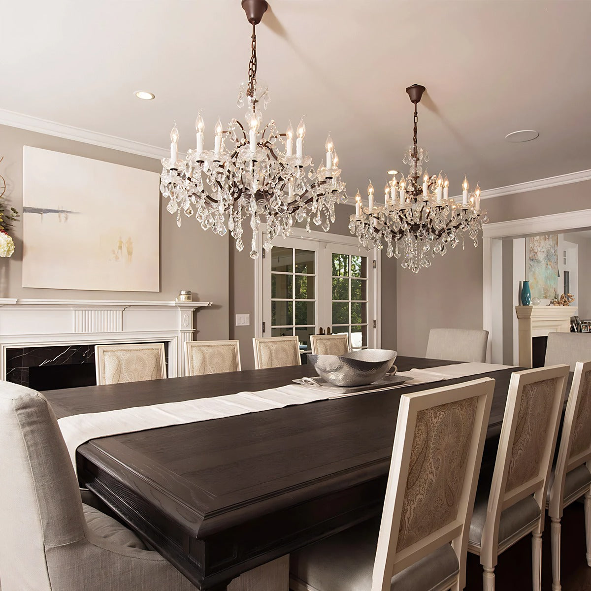 Rovienne 28″/33″ Classic K9 Crystal Chandelier