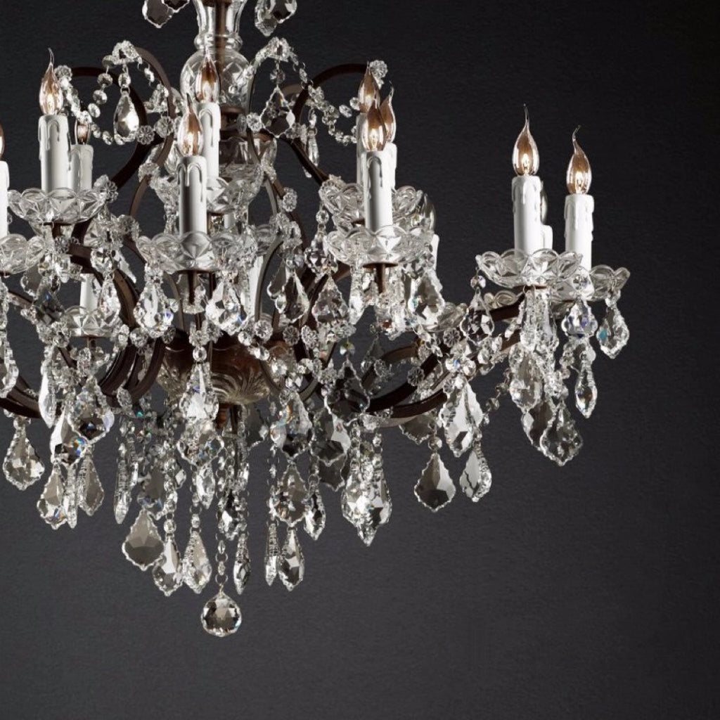 Rovienne 28″/33″ Classic K9 Crystal Chandelier