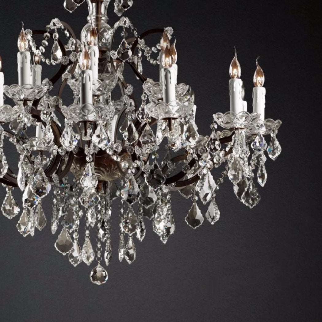 Rovienne 28″/33″ Classic K9 Crystal Chandelier