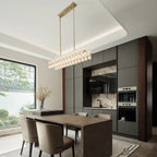 Aurelia 72″ Rectangular Crystal Chandelier