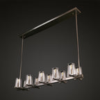 Cirella 49″/60″ Clear Glass Linear Chandelier