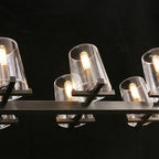 Cirella 49″/60″ Clear Glass Linear Chandelier