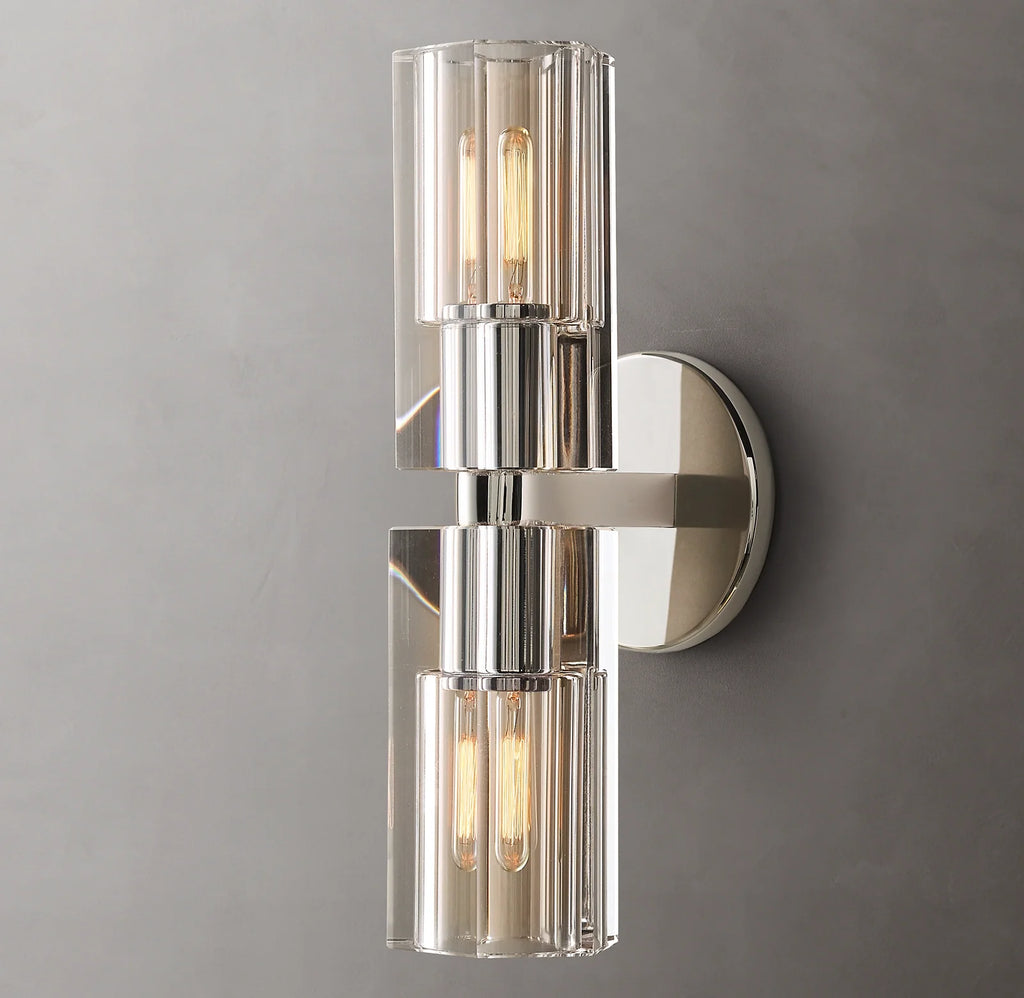 Aurelia 13″ Double Head Brass Wall Sconce